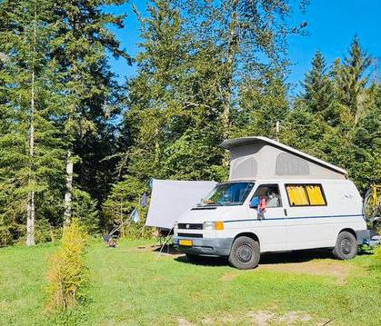 Avontuur te koop! VW T4 witte camperbus, 5 persoons!, Airbags, Volkswagen, Particulier, Luifel