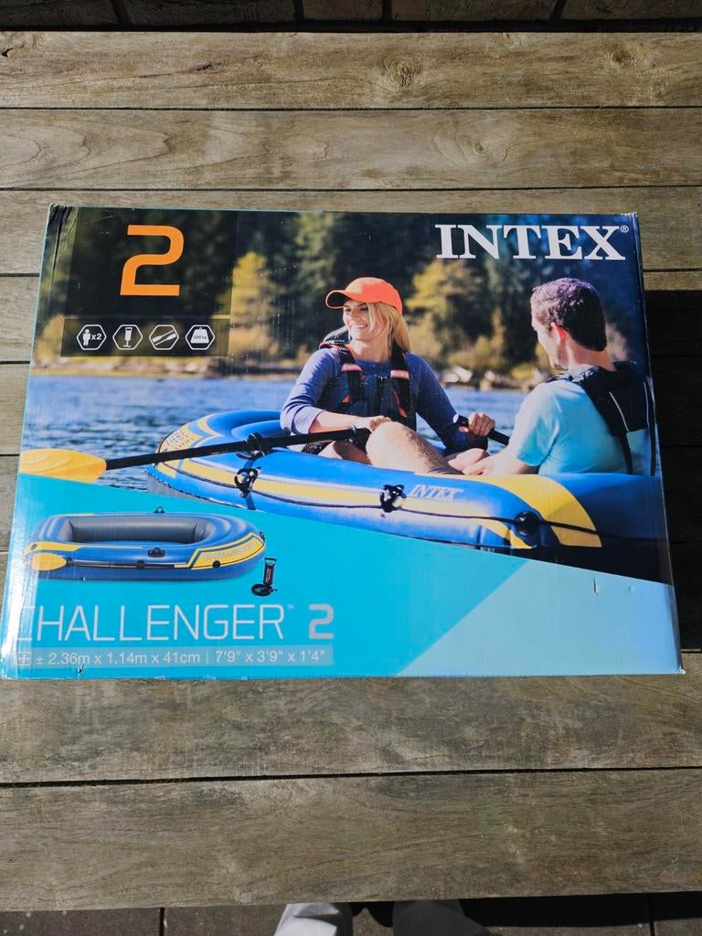 Intex Challenger 2 persoons boot, Ophalen of Verzenden