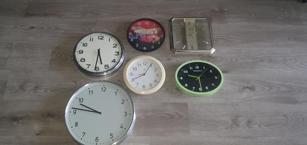  Gevarieerde Collectie Wandklokken, Ophalen of Verzenden, Wandklok