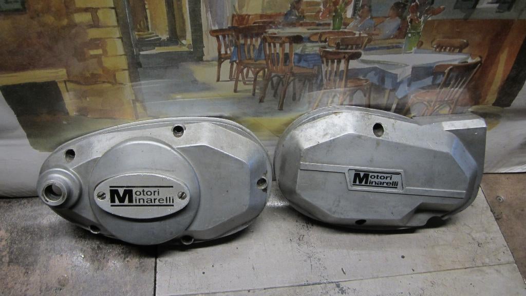 Gave set deksels Minarelli P4  ovale, Fietsen en Brommers, Brommeronderdelen | Oldtimers, Ophalen of Verzenden, Gebruikt, Blok