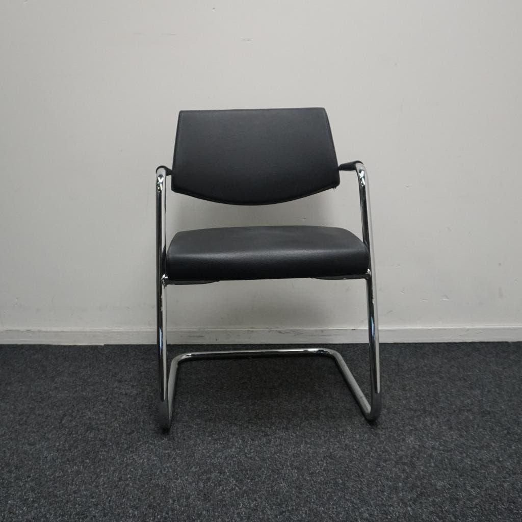 26x Sitland vergaderstoelen | Zwart | Chroom, Gebruikt, -, Zwart, -