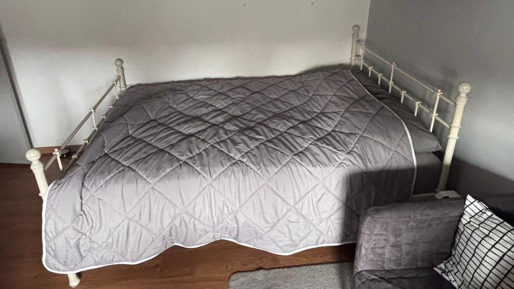 Witte twijfelaar van  IKEA., Ophalen, Wit, 140 cm, Twijfelaar