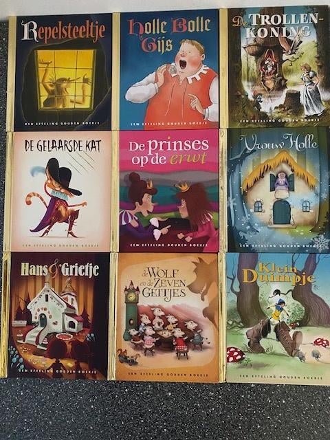 efteling 9 gouden boekjes ook /p st, Ophalen of Verzenden, Zo goed als nieuw, Overige typen