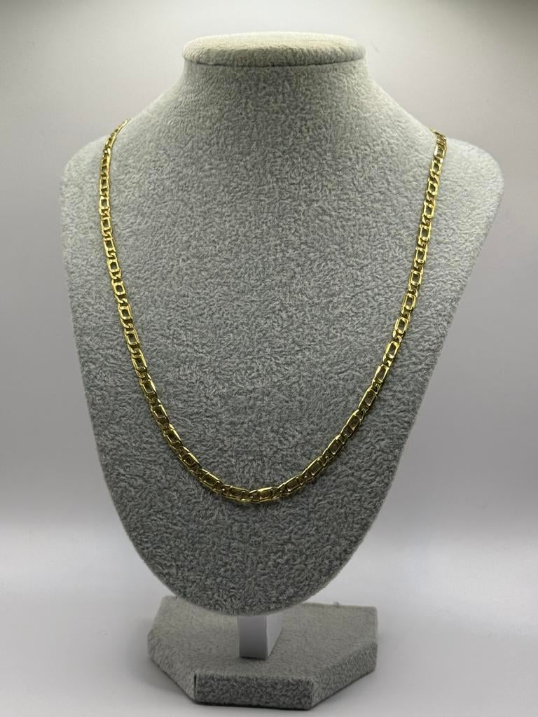 20K Gouden Figaro Ketting, Ophalen of Verzenden, Nieuw, Goud, Goud