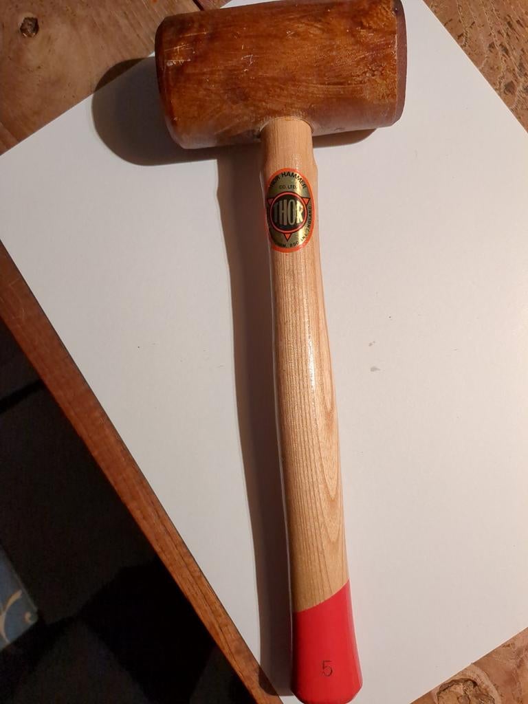 Hamer thor 5 rawhide mallet met 5, Ophalen of Verzenden