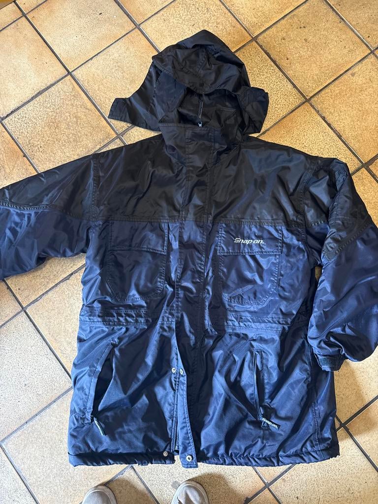 Snap-on heren jas, Kleding | Heren, Ophalen, Gedragen, Maat 52/54 (L), Blauw