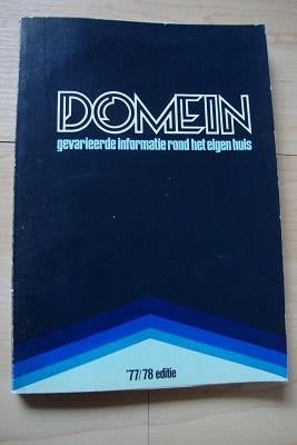 DOMEIN gevarieerde informatie rond het eigen huis JP Broers, Boeken, Ophalen of Verzenden, Zo goed als nieuw