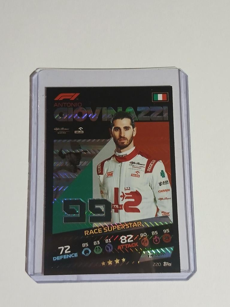 Antonio Giovinazzi Topps Turbo Attax F1 2021 Race Superstar, Ophalen of Verzenden, Zo goed als nieuw, Formule 1