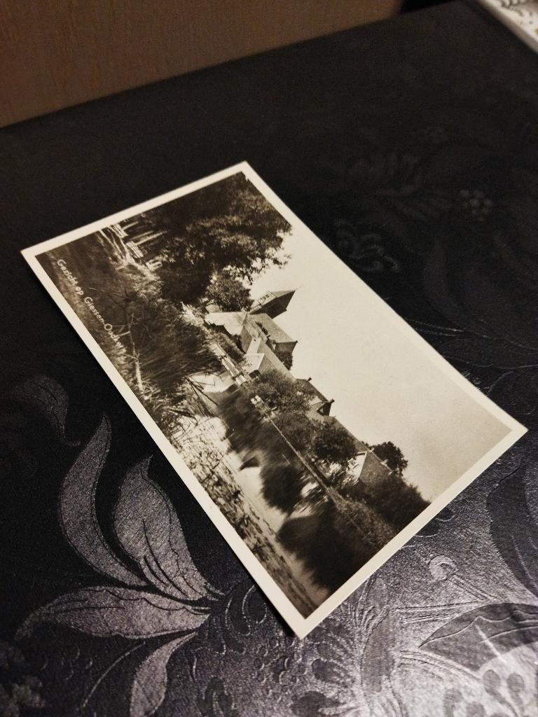 Ansichtkaart Gezicht op Giessen Oudkerk, Verzamelen, Ansichtkaarten | Nederland, Ophalen of Verzenden, 1940 tot 1960, Gelopen