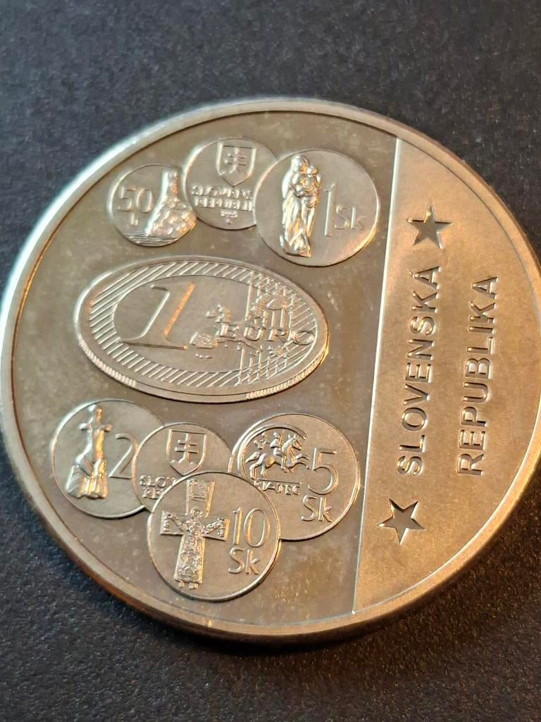 Slovakia prof.Medal  New silver B19, Ophalen of Verzenden, Overige materialen