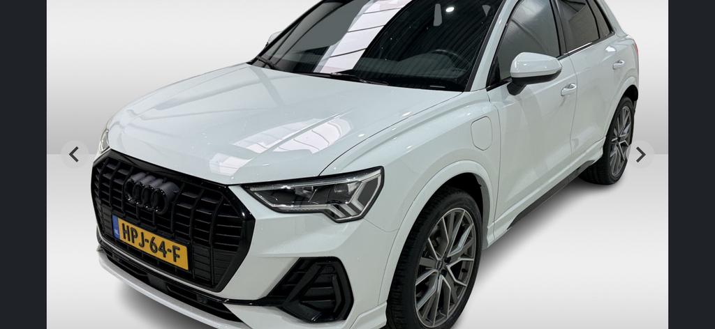 Audi Q3 45 Tfsi e 245pk Phev S Tronic 2022 Wit, Auto's, Audi, 1715 kg, Wit, 1395 cc, SUV of Terreinwagen