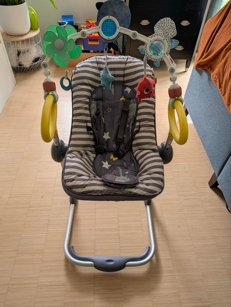 Beaba up and down wipstoel met speelboog en babyinleg, Kinderen en Baby's, Wipstoeltjes, Ophalen