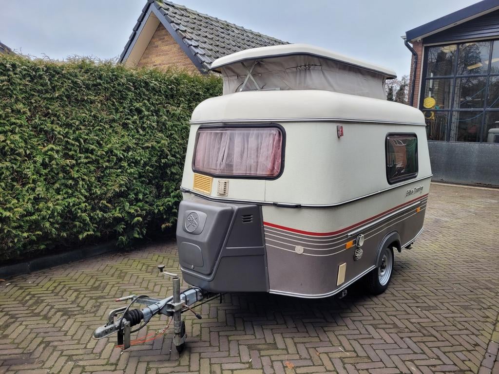 Eriba puck 1992, Caravans en Kamperen, Caravans, Particulier, Eriba, Kachel, Koelkast, Ophalen