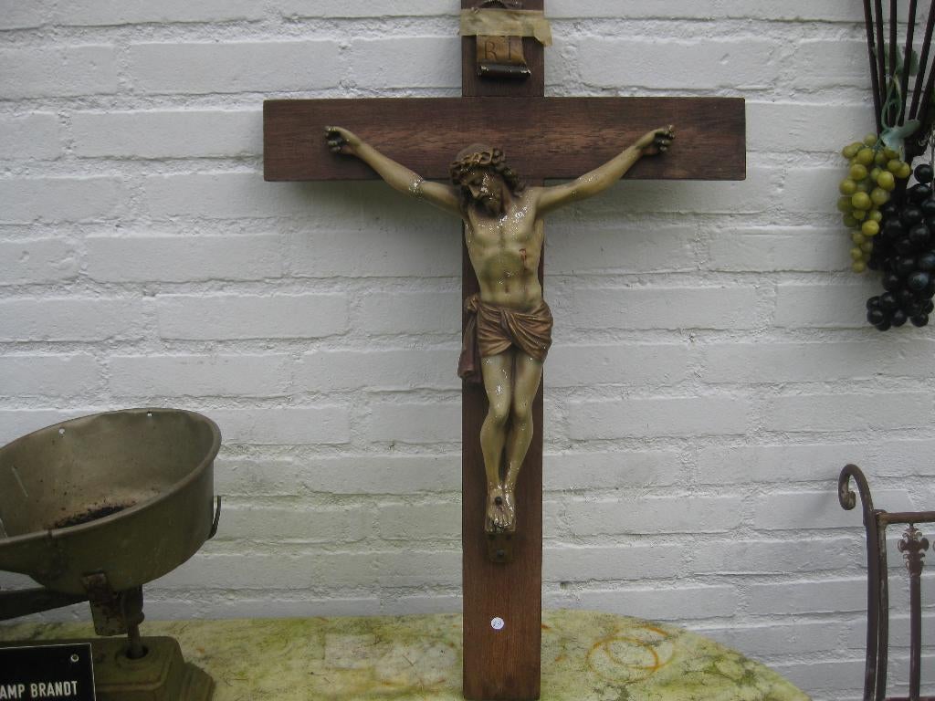 crucifix, Antiek en Kunst, Antiek | Religie, Ophalen of Verzenden
