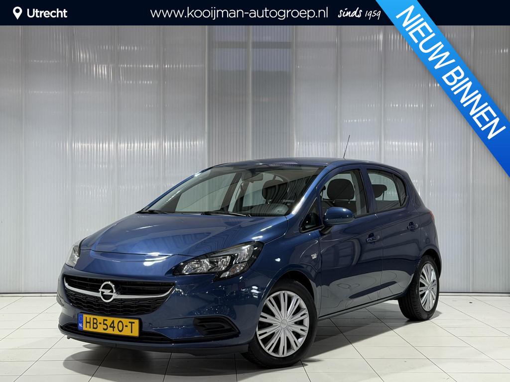 Opel Corsa 1.4 Edition | Parkeersensoren voor en achter | La, Gebruikt, 4 cilinders, Blauw, Electronic Stability Program (ESP)