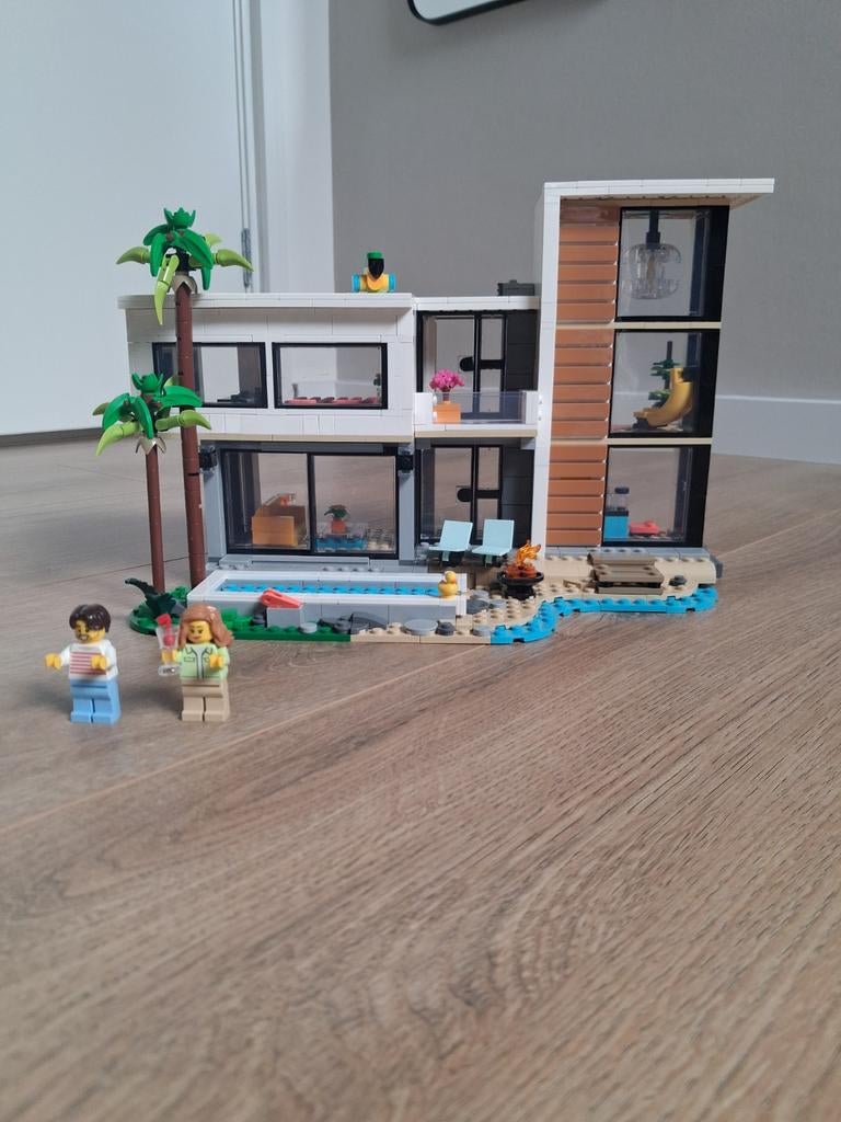 Lego Creator set 31153 Modern huis, Kinderen en Baby's, Speelgoed | Duplo en Lego, Lego, Ophalen of Verzenden, Zo goed als nieuw
