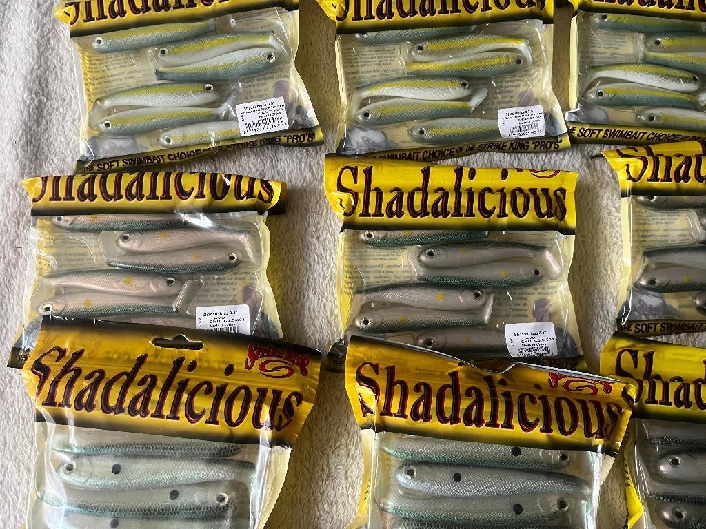 adv 919 / NIEUW mixset 11 pakjes shads STRIKE KING, Ophalen of Verzenden, Nieuw, Overige typen