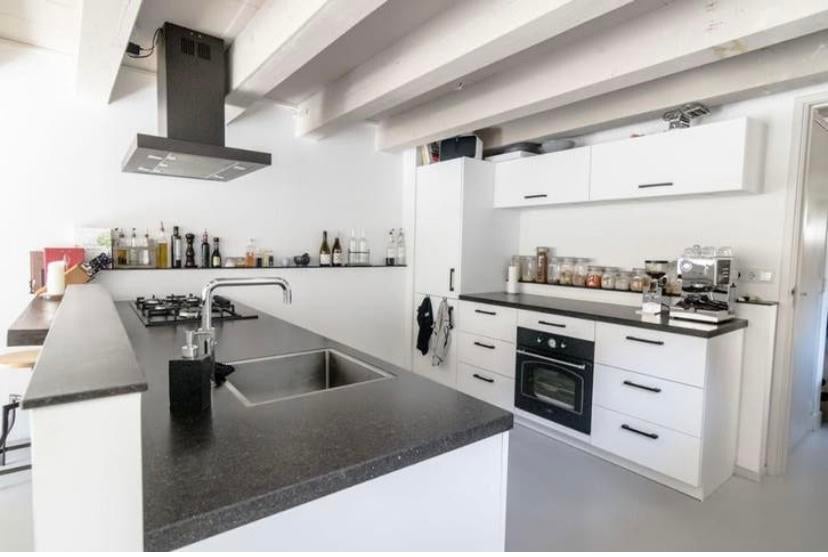 Keuken wit met kwarts composiet blad, Ophalen, Gebruikt, Wit, Composiet