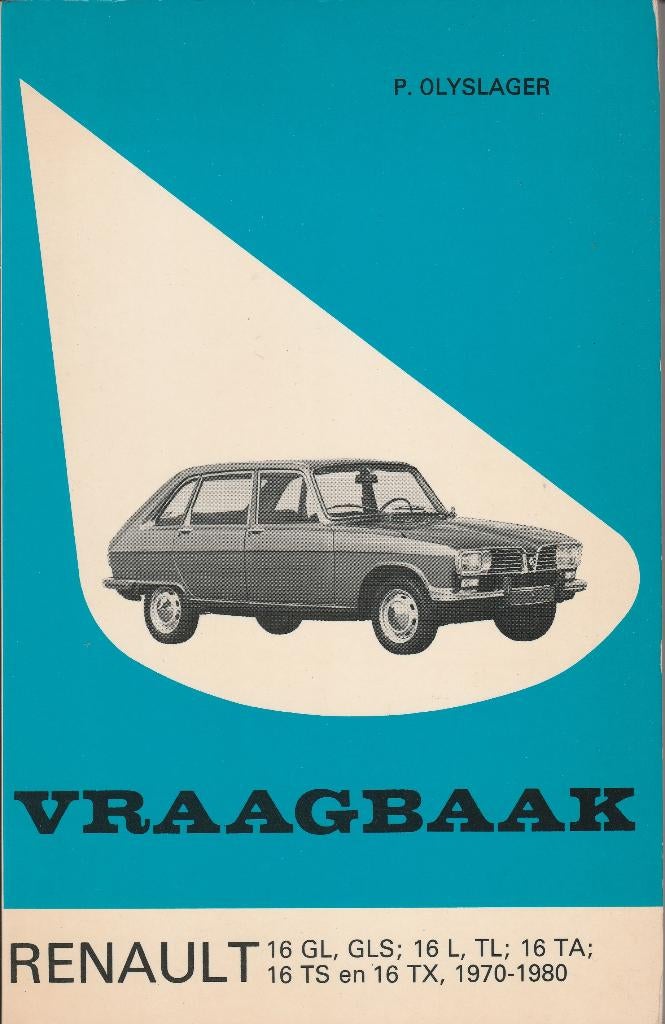 Renault 16 vraagbaak 1970 - 1980, Ophalen of Verzenden
