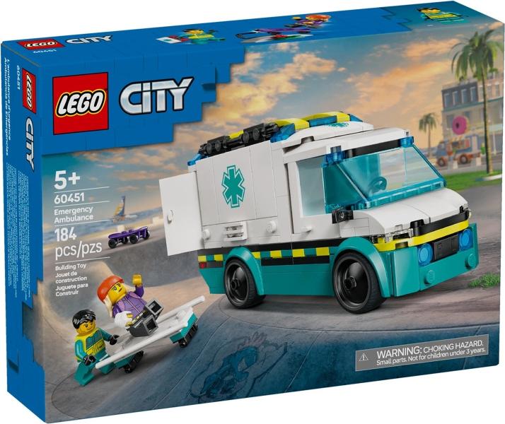 Lego City set 60451 Ambulance, City, Lego, Nieuw, Ophalen of Verzenden