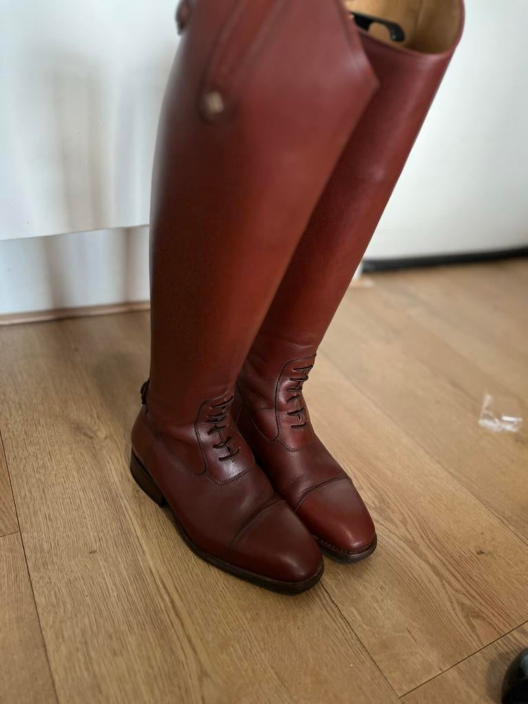 paardrijlaarzen de niro ottaviano (bruin), Ophalen, Dressuur, Schoeisel