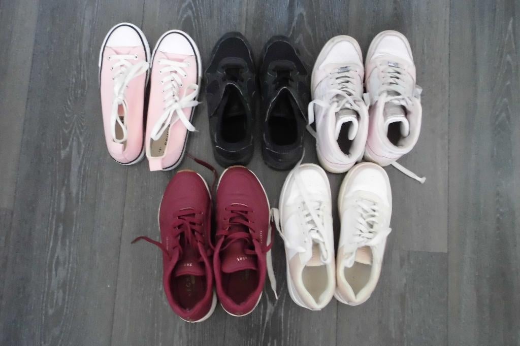 partij schoenen, Ophalen of Verzenden, Gedragen, Overige kleuren, Sneakers of Gympen