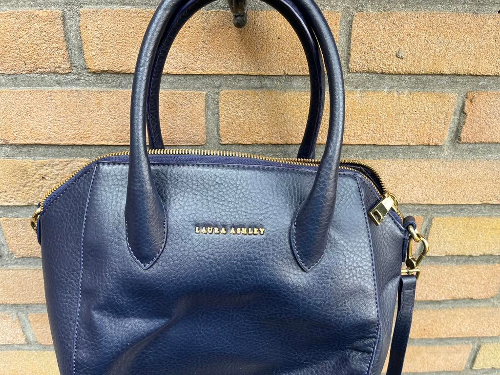Laura Ashley blauwe tas(v), Ophalen of Verzenden, Nieuw, Blauw, Schoudertasje