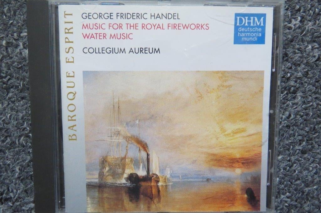 Cd Handel: Royal Fireworks, Water Music, Collegium Aureum, Ophalen of Verzenden, Classicisme, Zo goed als nieuw, Kamermuziek