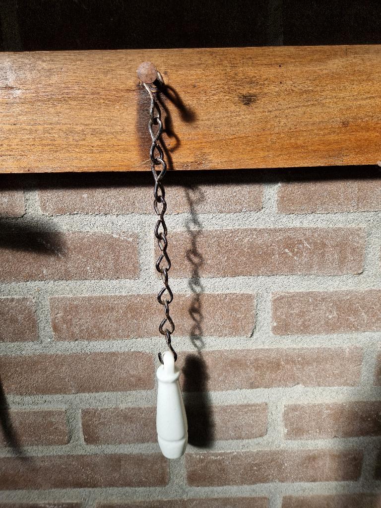 porseleinen wc doortrekker - toilet trekker, Ophalen of Verzenden