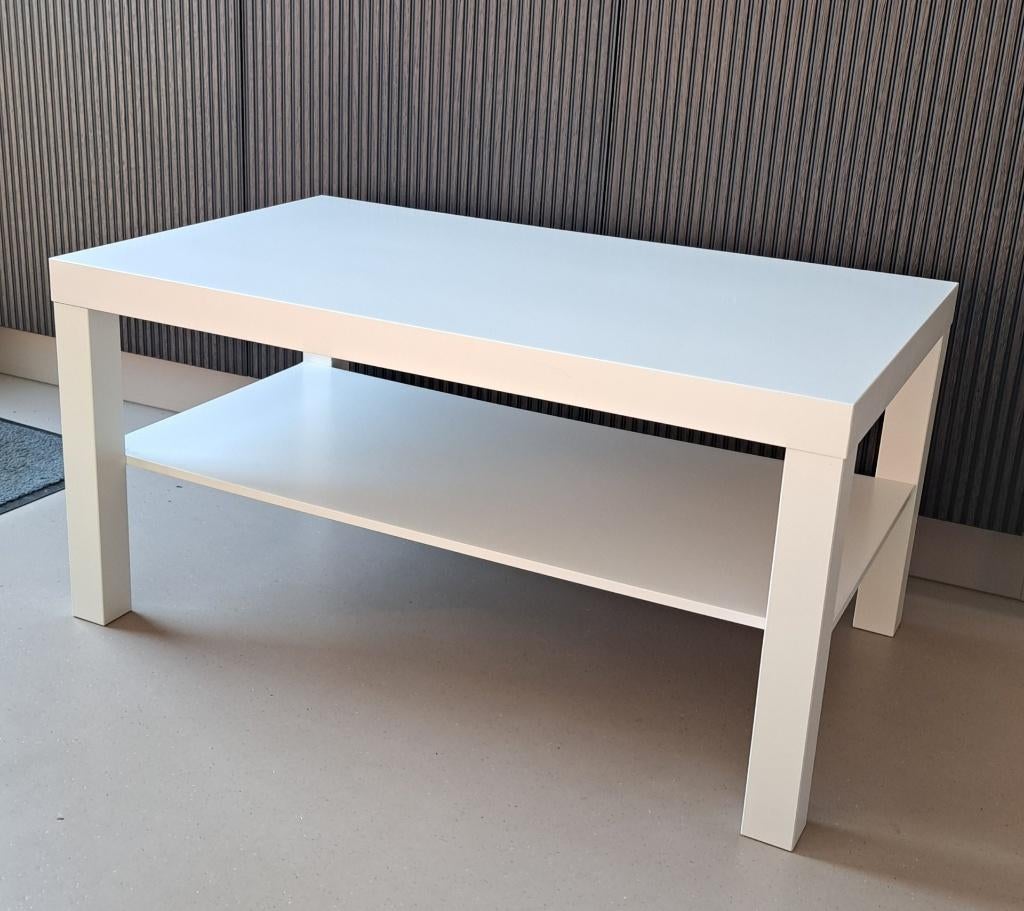 LACK Salontafel, Wit (IKEA), Ophalen, 50 tot 100 cm, 50 tot 100 cm, Zo goed als nieuw