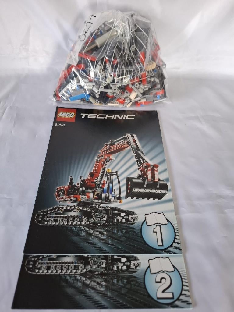 Lego 8294 Graafmachine kraan Technic, Kinderen en Baby's, Speelgoed | Duplo en Lego, Ophalen of Verzenden, Gebruikt, Complete set