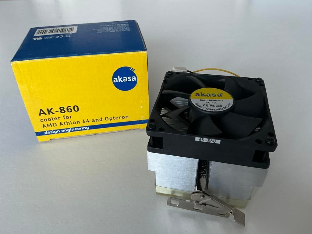 Akasa AK-860 Cooler for  AMD Athlon 64 voor vintage PC, Ophalen of Verzenden, Akasa, NA, NA