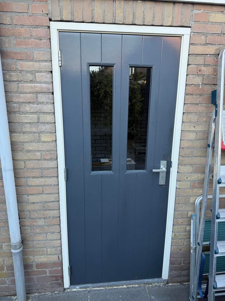 Buitendeur met kozijn, Ophalen, Gebruikt, 80 tot 100 cm, Buitendeur