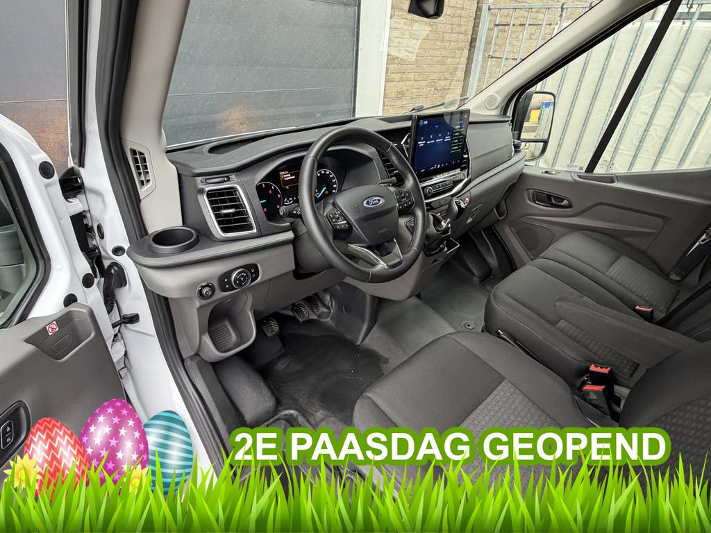 Ford Transit 350 2.0 TDCI 130PK Euro 6 L3H3 Trend CarPlay/st, Voorwielaandrijving, Stof, 4 cilinders, Wit