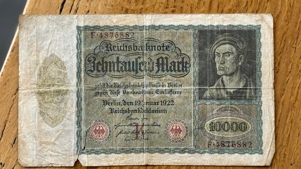 Oude Duitse en Oostenrijkse bankbiljetten 1906-1922, Ophalen of Verzenden, Duitsland, Setje