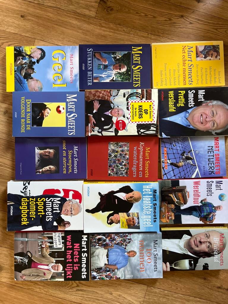 Mart Smeets grote boeken collectie - ruim 45 sportboeken, Ophalen of Verzenden, Zo goed als nieuw, Lopen en Fietsen