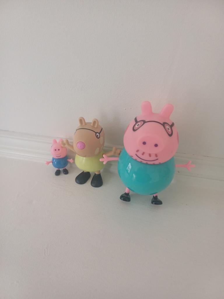 3 Peppa Pig figuurtjes - Leuke aanvulling speelset, Ophalen of Verzenden, Gebruikt, Jongen of Meisje