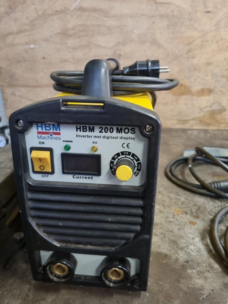 HBM MOS 200 Inverter Lasapparaat - Gebruikt, Goede Staat, Ophalen, Gebruikt, 150 tot 250 ampère, Inverter