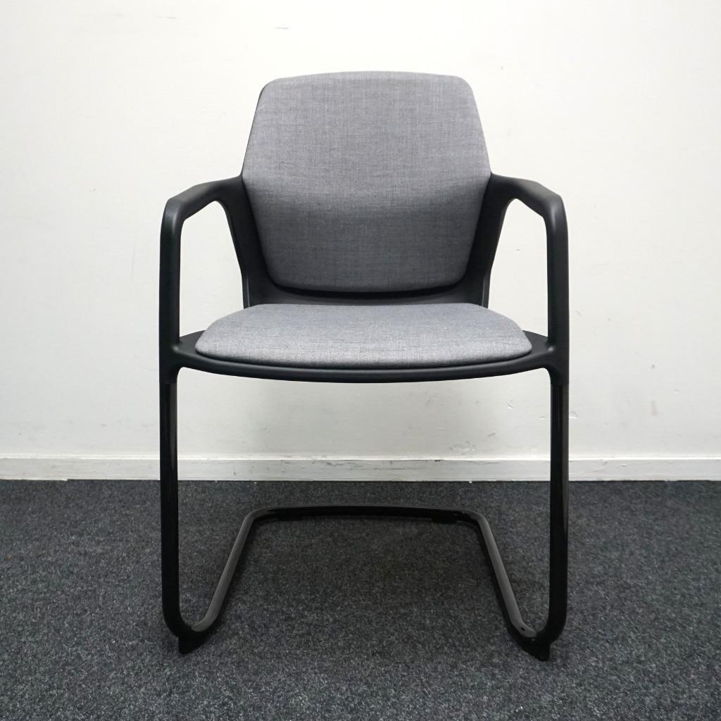 Wilkhahn Metrik Vergaderstoelen | Grijs / Zwart | Stapelbaar, Gebruikt, Stof, -, -