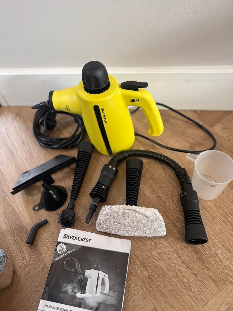 SilverCrest stoomreiniger met accessoires, Ophalen of Verzenden, Gebruikt, Overige typen