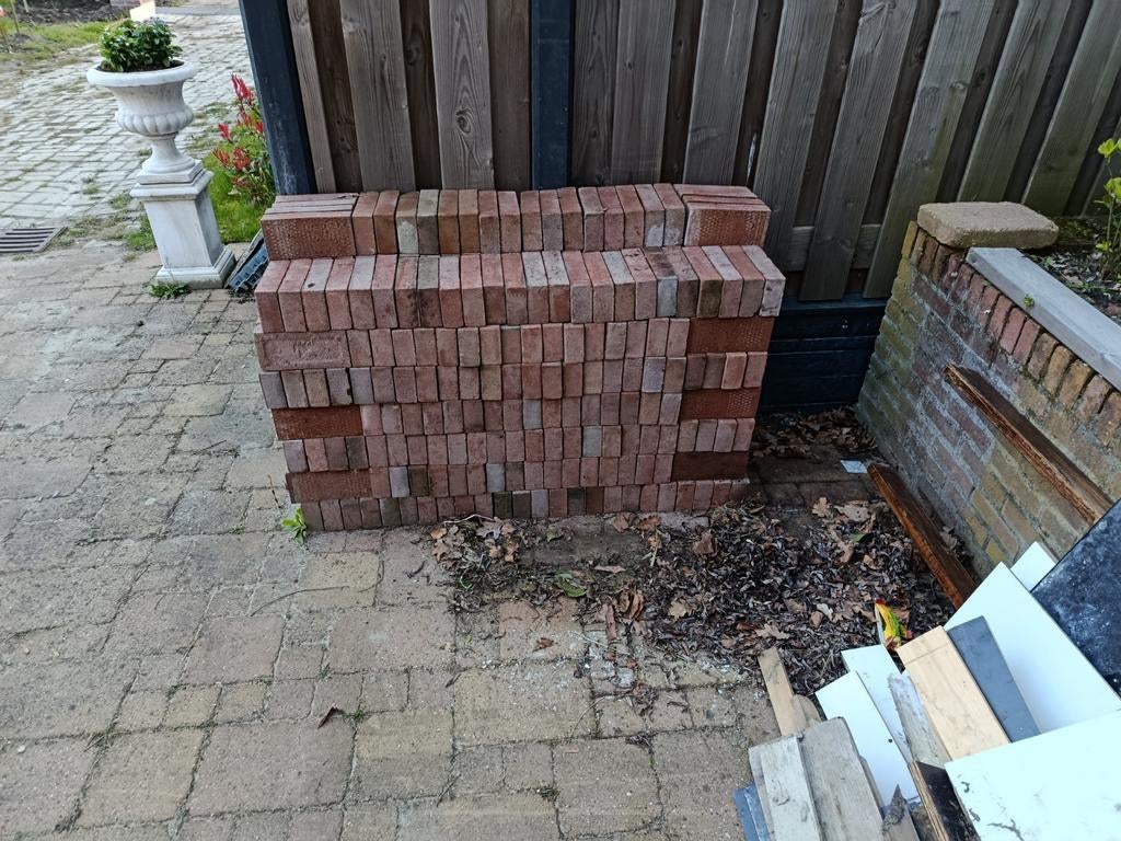 Rode metselstenen - 360 stuks, Doe-het-zelf en Verbouw, Metselstenen, Ophalen, Nieuw, Bakstenen