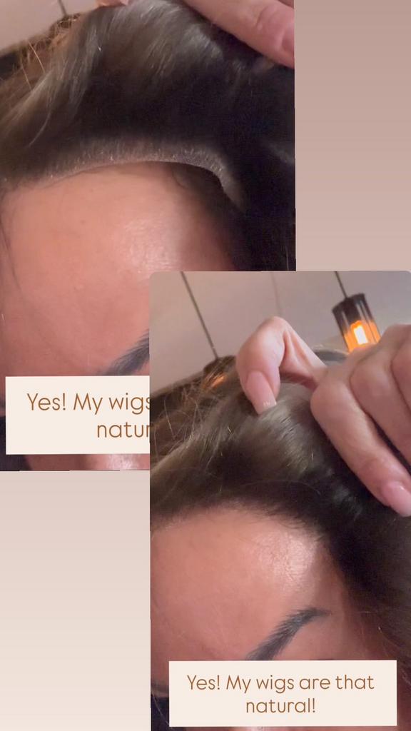 Full lace wig haarwerk pruik haartopper, Ophalen of Verzenden, Zo goed als nieuw, Pruik of Haarverlenging