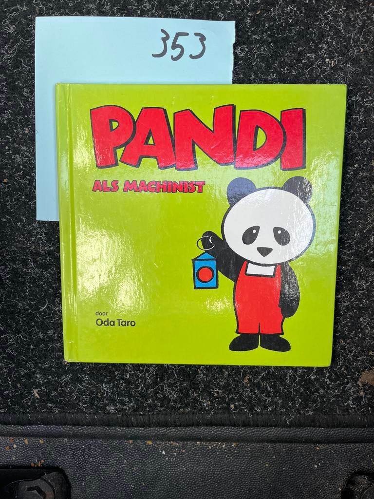 Pandi als Machinist - Kinderboek door Oda Taro, Ophalen of Verzenden, Zo goed als nieuw, Fictie algemeen