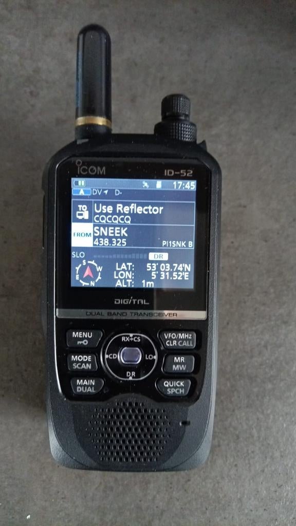 Icom ID-52E 2m/70cm D-STAR Portofoon - Zo goed als nieuw, Telecommunicatie, 15 km of meer, Ophalen of Verzenden, Zo goed als nieuw
