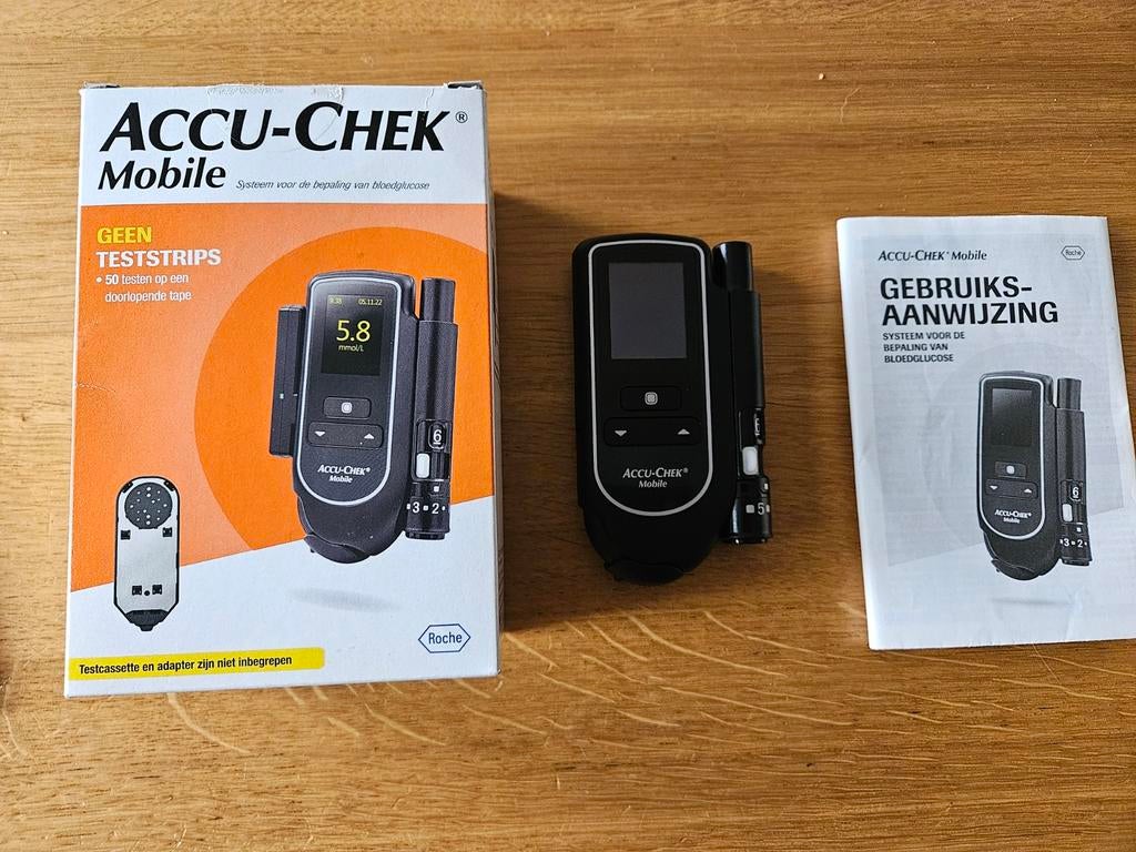 Accu-chek mobile bloedglucosemeter, Ophalen of Verzenden, Overige typen