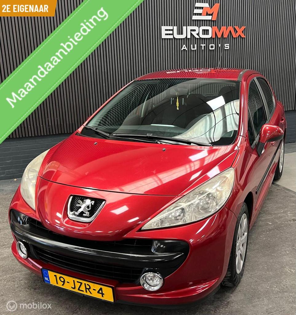 Peugeot 207 1.4 VTi Cool 'n Blue / 2e eigenaar - Airco, Auto's, Peugeot, Voorwielaandrijving, Stof, Gebruikt, Zwart