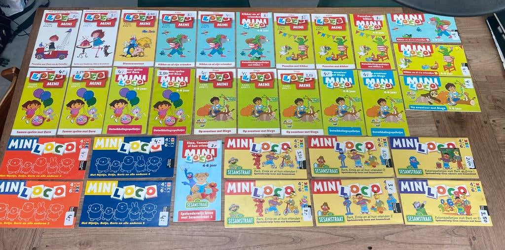 Mini loco boekjes bekende figuren,  4/5/6 jaar, zgan, los, Kinderen en Baby's, Speelgoed | Educatief en Creatief, Zo goed als nieuw