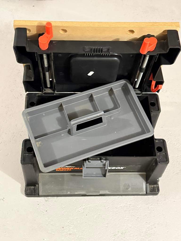 Black & Decker Workmate Workbox WM450, Ophalen, Gebruikt, Minder dan 70 cm, Bankschroef