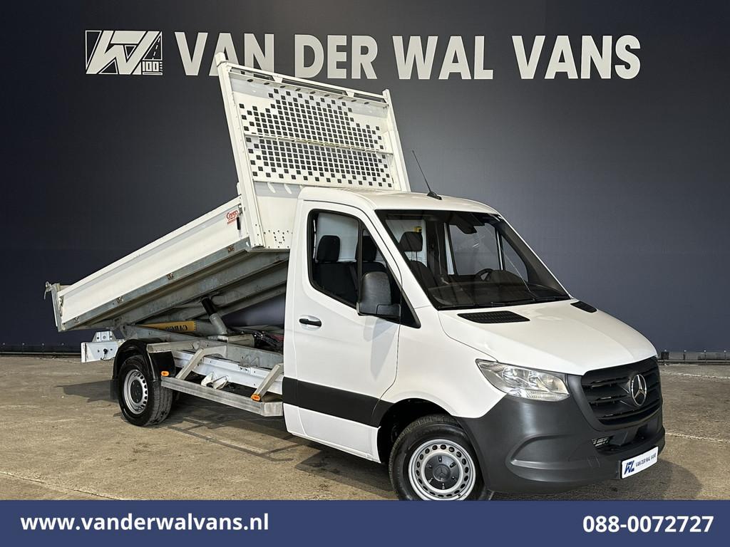Mercedes-Benz Sprinter 317 CDI 170pk Pick up Kipper Open Laa, Auto's, Bestelauto's, Gebruikt, 4 cilinders, 2800 kg, Wit