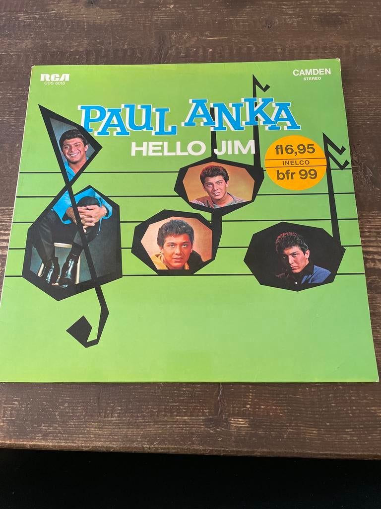 Paul Anka - Hello Jim Vinyl LP (RCA Camden Stereo), Ophalen of Verzenden, Gebruikt, 12 inch